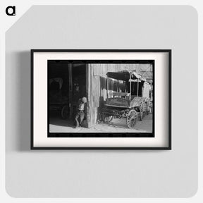 アートポスター-Old Livery Stable, East Side
 - ラッセル リー Poster.