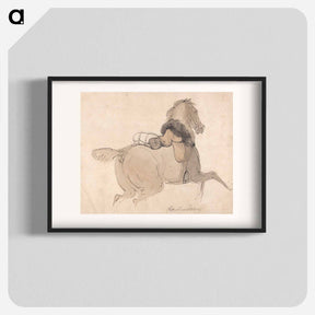 アートポスター-A Saddled Cavalry Horse
 - イェール大学アートギャラリー Poster.
