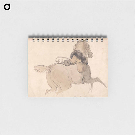 アートメモ帳-A Saddled Cavalry Horse
 - イェール大学アートギャラリー Memo.