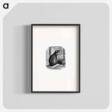 アートポスター-Domestic Cat from Aileen Aroon, A Memoir Of A Dog
 - 大英図書館 Poster.