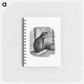 アートメモ帳-Domestic Cat from Aileen Aroon, A Memoir Of A Dog
 - 大英図書館 Memo.