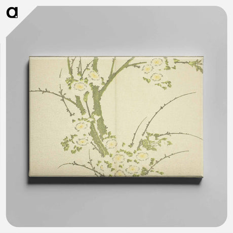 アートパネル-Hokusai's Flowers - 葛飾 北斎 Canvas.