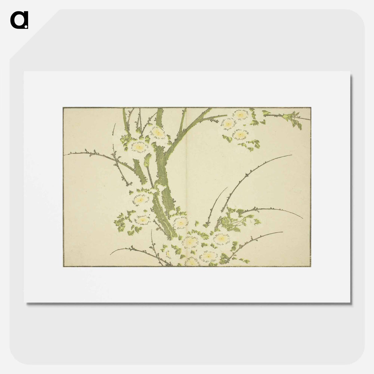 アートポスター-Hokusai's Flowers - 葛飾 北斎 Poster.
