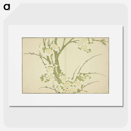アートポスター-Hokusai's Flowers - 葛飾 北斎 Poster.