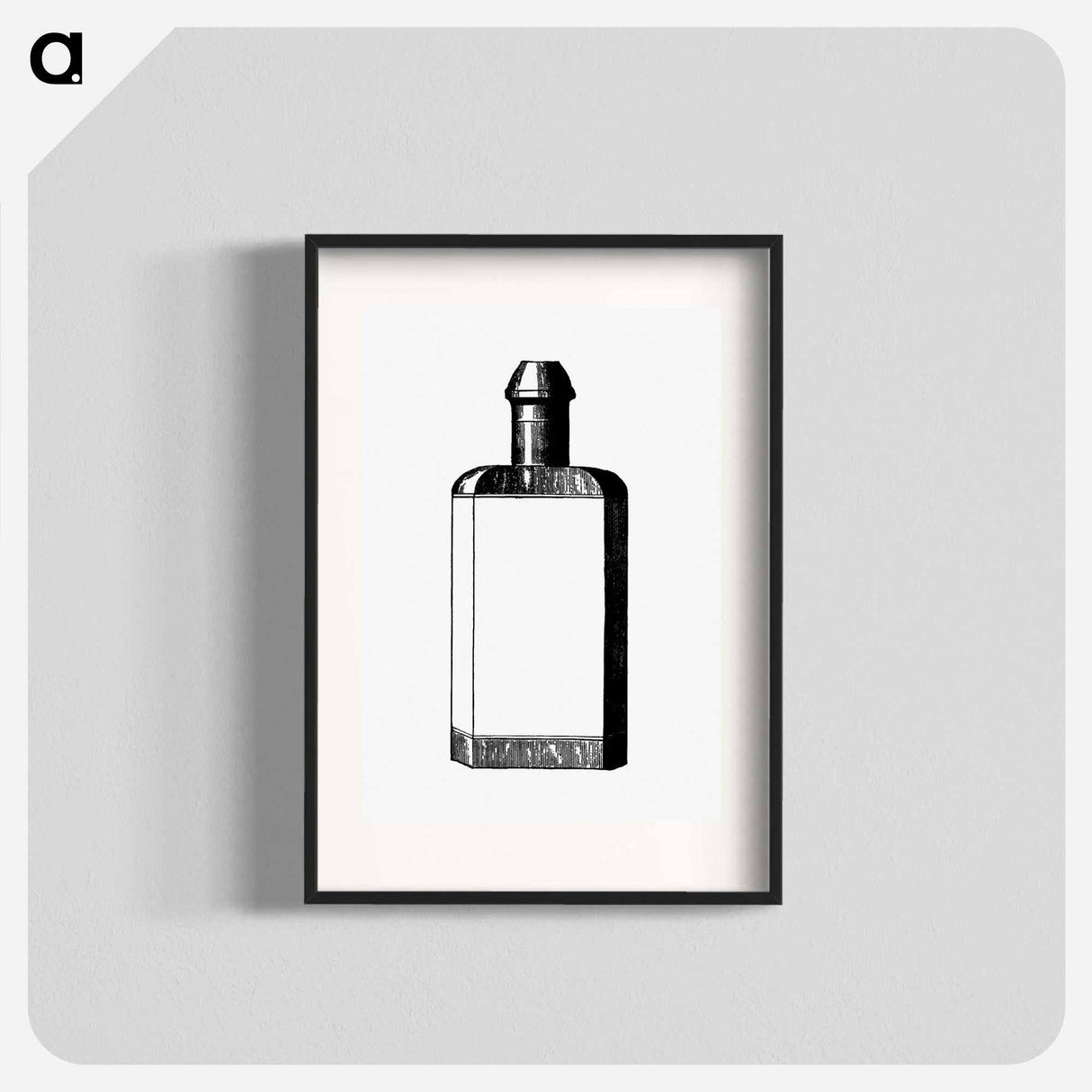 アートポスター-Cologne Bottle Illustration
 - 大英図書館 Poster.