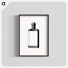 アートポスター-Cologne Bottle Illustration
 - 大英図書館 Poster.
