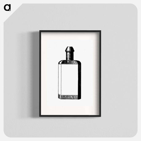 アートポスター-Cologne Bottle Illustration
 - 大英図書館 Poster.