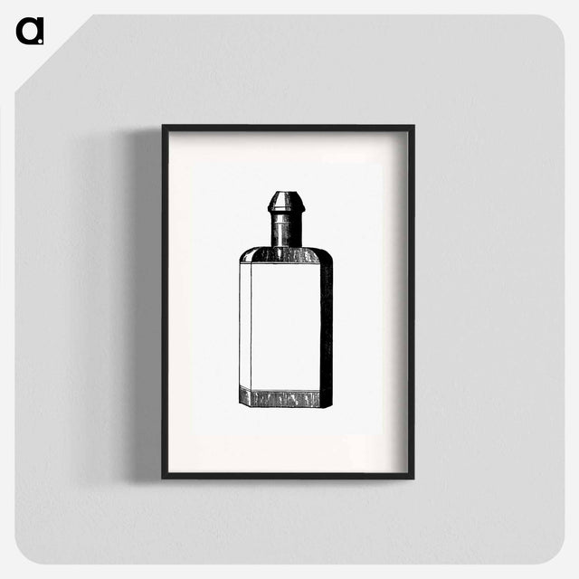 アートポスター-Cologne Bottle Illustration
 - 大英図書館 Poster.