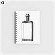 アートメモ帳-Cologne Bottle Illustration
 - 大英図書館 Memo.