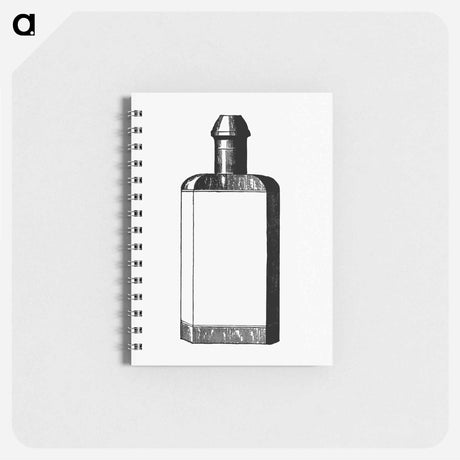 アートメモ帳-Cologne Bottle Illustration
 - 大英図書館 Memo.