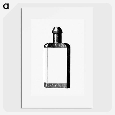アートポスター-Cologne Bottle Illustration
 - 大英図書館 Poster.