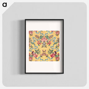 アートポスター-18th Century Floral Pattern
 - クリーブランド美術館 Poster.