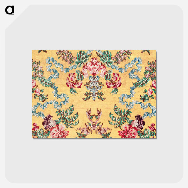 アートポストカード-18th Century Floral Pattern
 - クリーブランド美術館 Postcard.