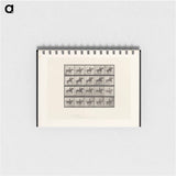 アートメモ帳-Jumping Horse
 - エドワード マイブリッジ Memo.