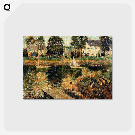 アートポストカード-Swimming Hole
 - バーンズ・コレクション Postcard.