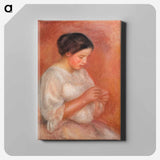 アートパネル-Woman Sewing
 - バーンズ・コレクション Canvas.