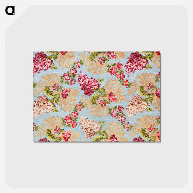 アートポストカード-Floral Brocade
 - クリーブランド美術館 Postcard.