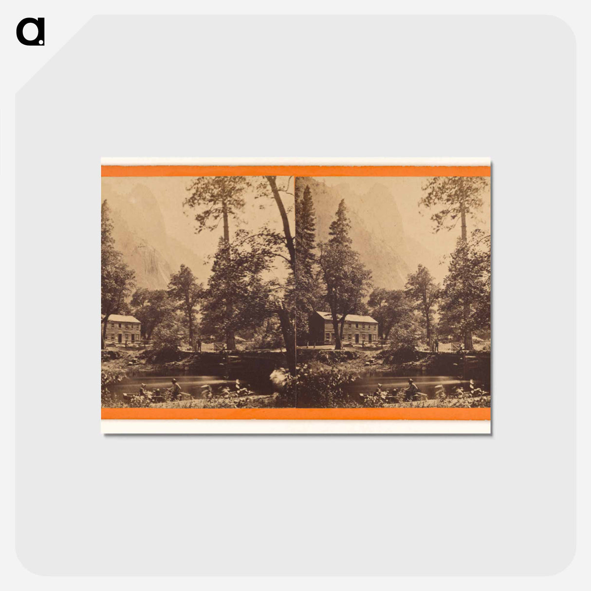 アートポストカード-Yosemite Hotel
 - エドワード マイブリッジ Postcard.