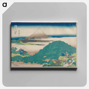 アートパネル-The Cushion Pine at Aoyama - 葛飾 北斎 Canvas.
