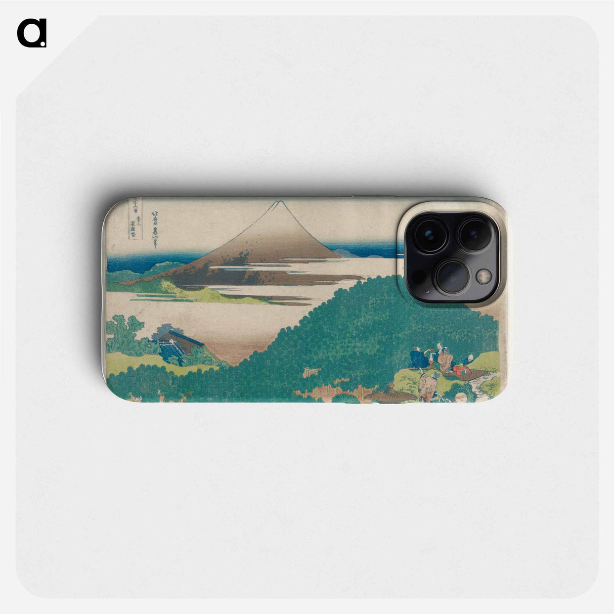 The Cushion Pine at Aoyama - 葛飾 北斎 Phone Case.