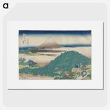 アートポスター-The Cushion Pine at Aoyama - 葛飾 北斎 Poster.