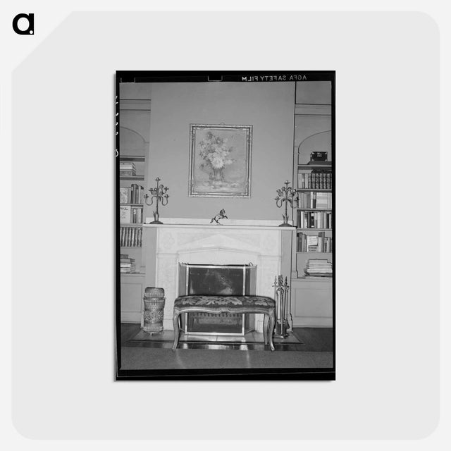 アートポストカード-Plantation Fireplace
 - ラッセル リー Postcard.