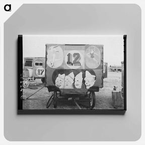 アートパネル-Bisbee Side Street
 - ラッセル リー Canvas.