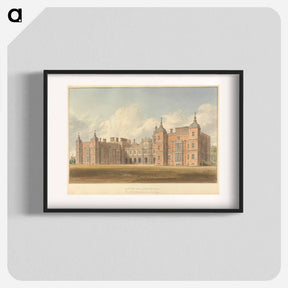 アートポスター-South East View of Hatfield House, The Seat of the Marquis of Salisbury
 - イェール大学アートギャラリー Poster.