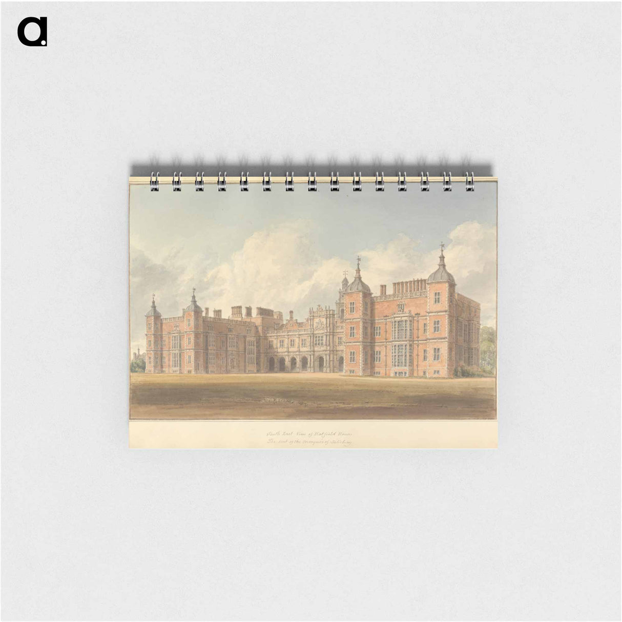 アートメモ帳-South East View of Hatfield House, The Seat of the Marquis of Salisbury
 - イェール大学アートギャラリー Memo.