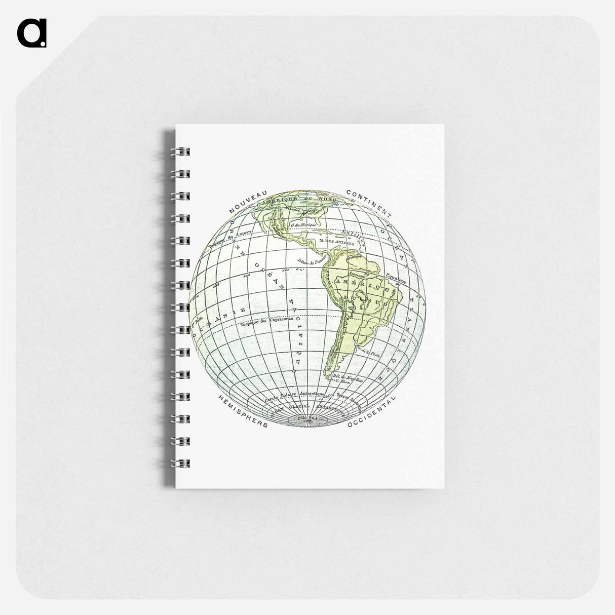 アートメモ帳-World Atlas from The Practical Teaching of Geography
 - 大英図書館 Memo.