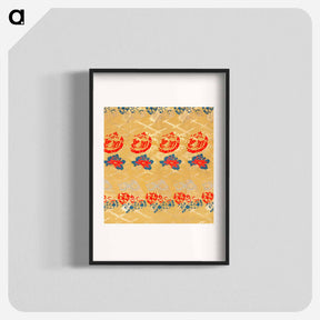 アートポスター-Japanese Gold Pattern Fabric
 - クリーブランド美術館 Poster.