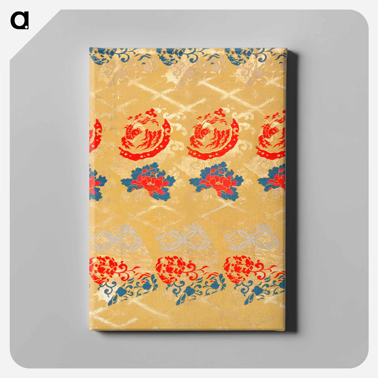 アートパネル-Japanese Gold Pattern Fabric
 - クリーブランド美術館 Canvas.