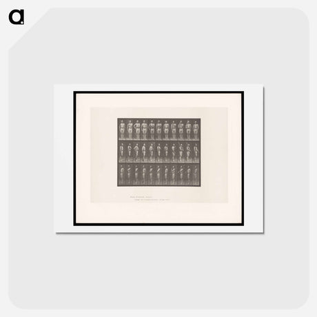 アートポストカード-Man with Rifle
 - エドワード マイブリッジ Postcard.