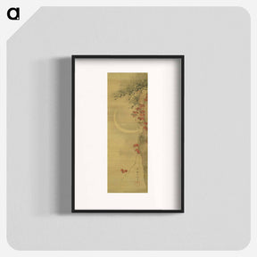 アートポスター-Moon, Pine and Maple - 葛飾 北斎 Poster.