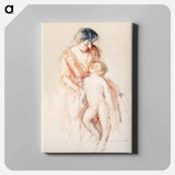 アートパネル-Woman with Nude Boy
 - バーンズ・コレクション Canvas.
