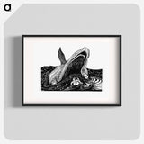アートポスター-Sea Whale
 - 大英図書館 Poster.