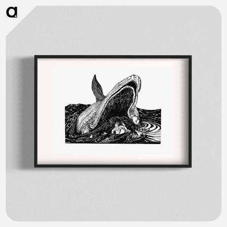 アートポスター-Sea Whale
 - 大英図書館 Poster.
