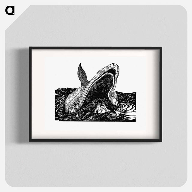 アートポスター-Sea Whale
 - 大英図書館 Poster.