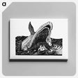 アートパネル-Sea Whale
 - 大英図書館 Canvas.