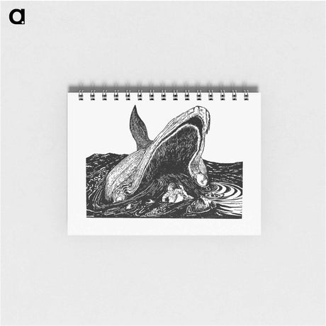 アートメモ帳-Sea Whale
 - 大英図書館 Memo.