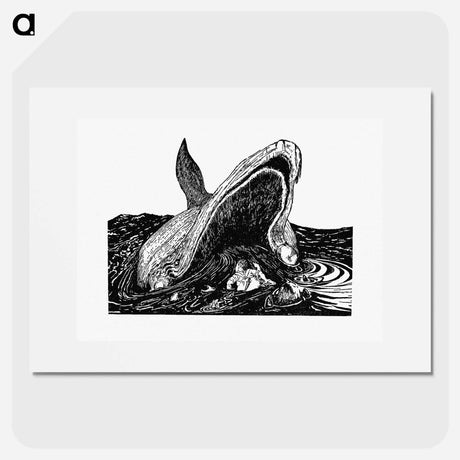 アートポスター-Sea Whale
 - 大英図書館 Poster.