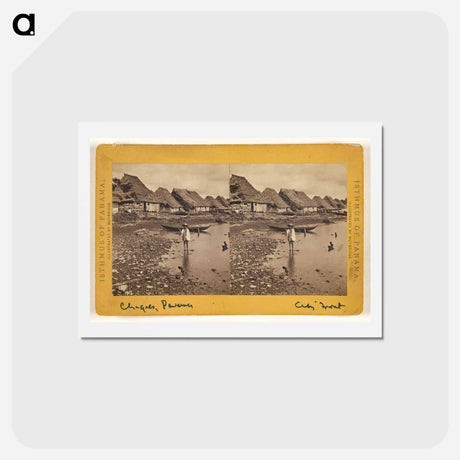 アートポストカード-Chagres. The City Front.
 - エドワード マイブリッジ Postcard.