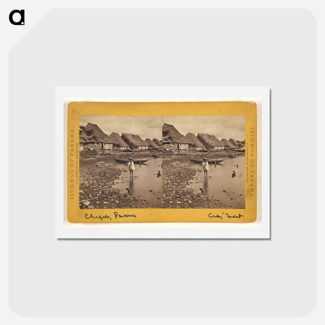 アートポストカード-Chagres. The City Front.
 - エドワード マイブリッジ Postcard.