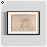 Katsushika Hokusai’s Album of Sketches - 葛飾 北斎 Poster.