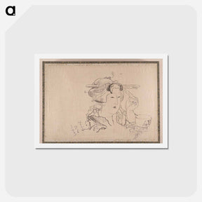 アートポストカード-Katsushika Hokusai’s Album of Sketches - 葛飾 北斎 Postcard.