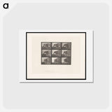 アートポストカード-Prowling Lion
 - エドワード マイブリッジ Postcard.