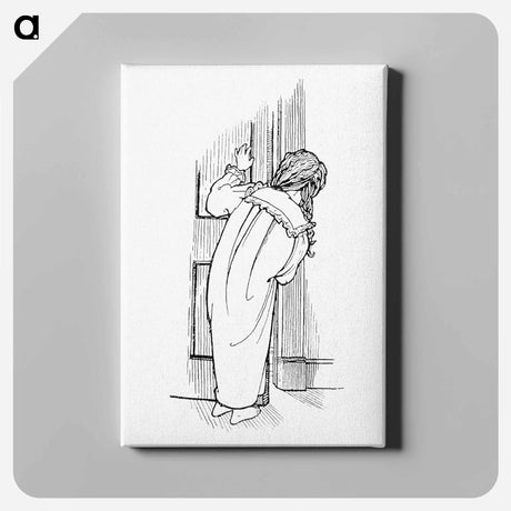 アートパネル-Child Peeking Through the Door
 - 大英図書館 Canvas.