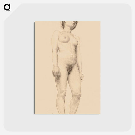 アートポストカード-Standing Female Nude
 - クリーブランド美術館 Postcard.