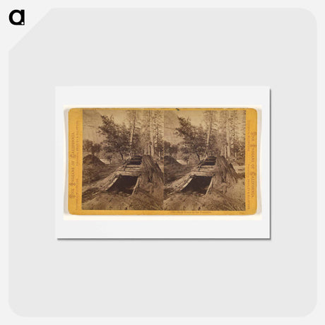 アートポストカード-Bath House in the Yosemite
 - エドワード マイブリッジ Postcard.
