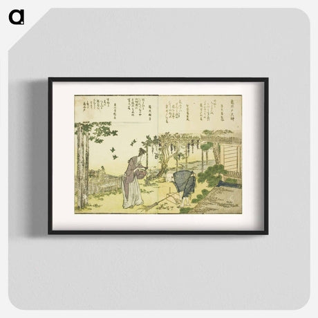アートポスター-Kameido Tenjin Shrine - 葛飾 北斎 Poster.